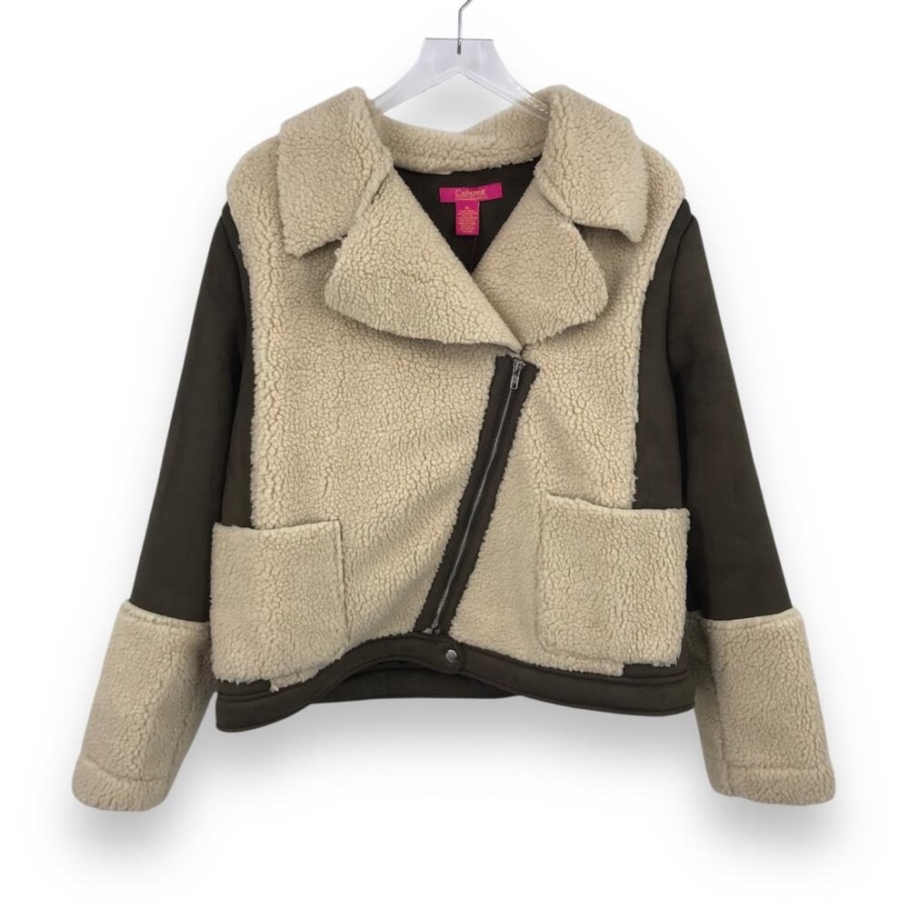 Catherine Malandrino Cream and Brown Jacket